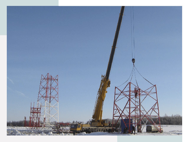 Монтаж вышек связи в Волгограде