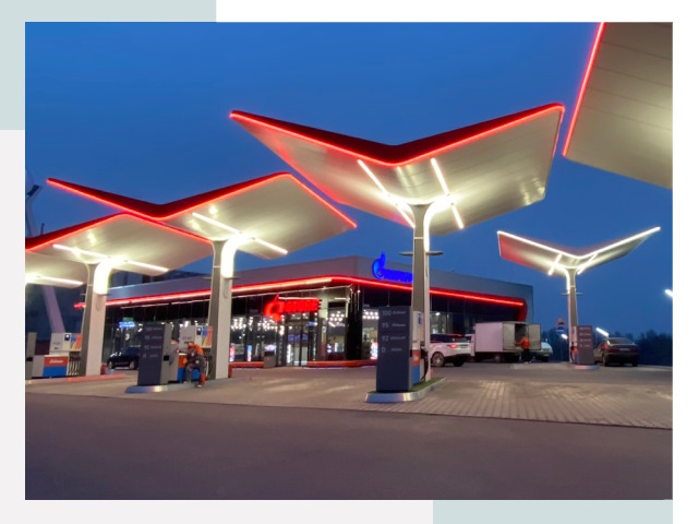Навесы для АЗС в Волгограде