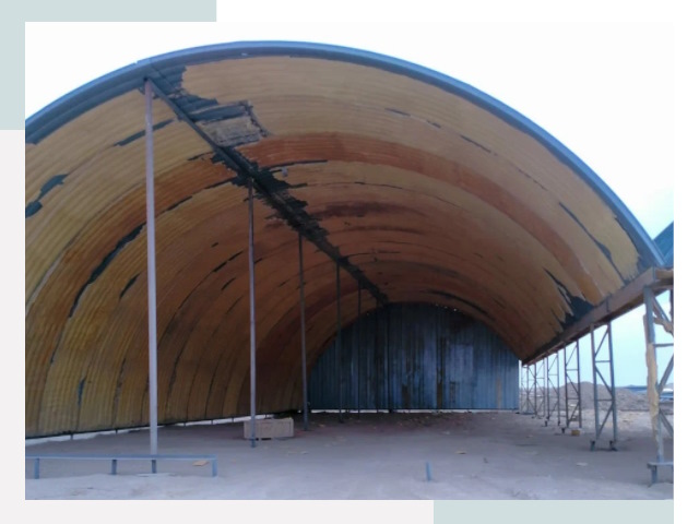 Реконструкция ангаров в Волгограде