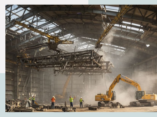 Демонтаж ангаров в Волгограде от 623 руб. за м²