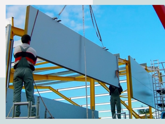 Монтаж сэндвич-панелей в Волгограде от 623 руб.