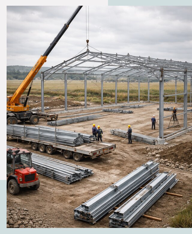 Строительство ангаров для сельхозтехники в Волгограде под ключ