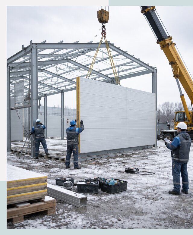 Строительство холодильных складов под ключ в Волгограде