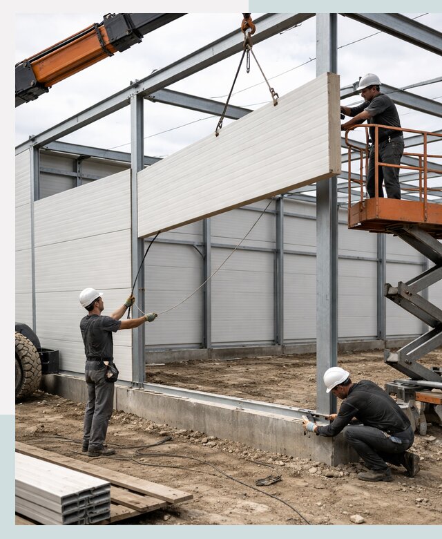 Строительство складов из сэндвич панелей в Волгограде под ключ