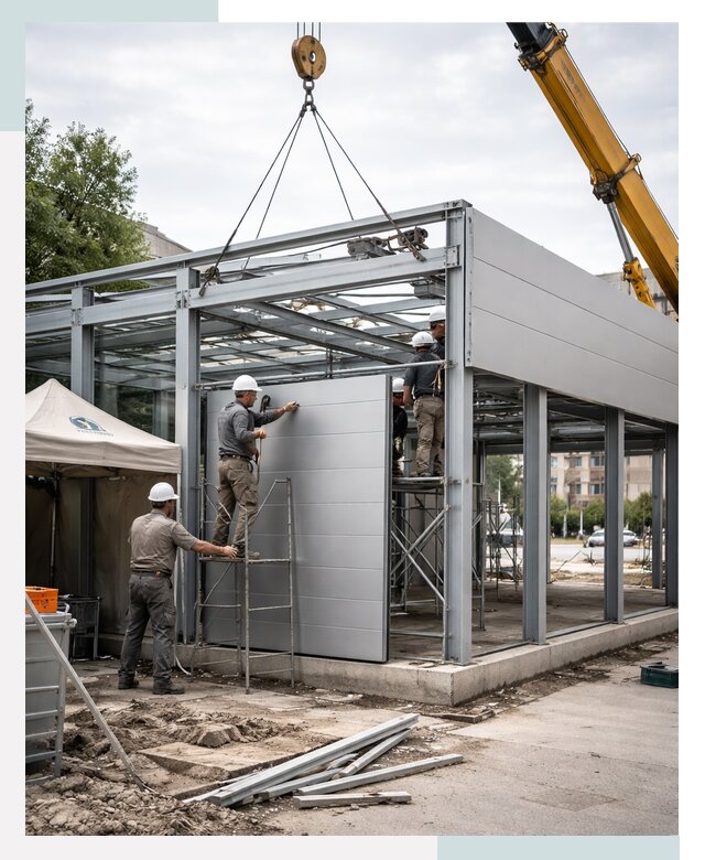 СтальСтрой-Влг: торговый павильон под ключ в Волгограде от 36369 р.