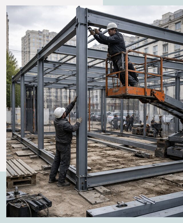 Строительство и монтаж торговых павильонов под ключ в Волгограде