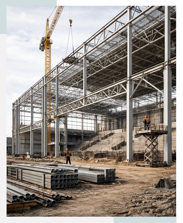 Строительство спортивных комплексов в Волгограде от 31173 р. | СтальСтрой-Влг