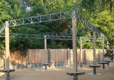 Терраса из металлоконструкций под ключ, проектирование, изготовление и монтаж от СтальСтрой-Влг